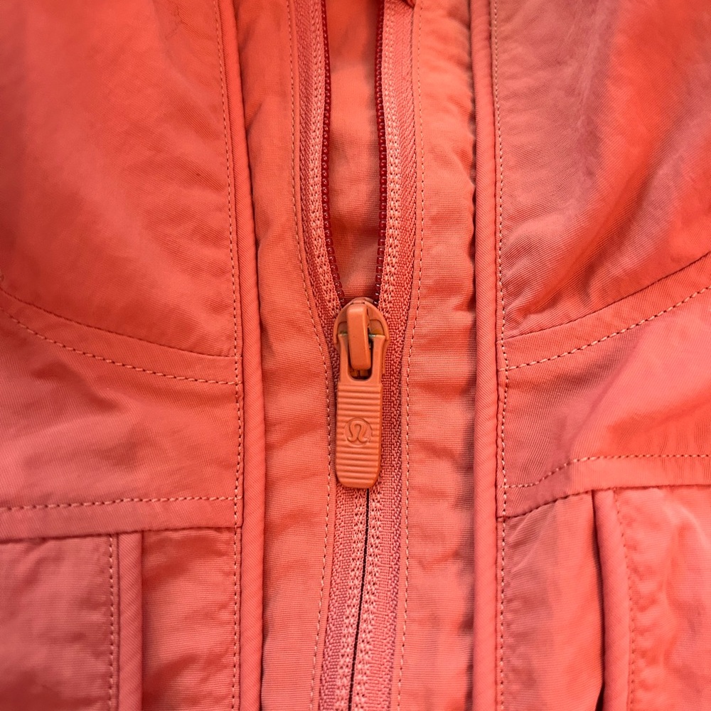 Lululemon Rust Orange Zip-Up Jacket - Picture 2 of 4